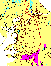 Map of MMR Superfund plumes under the town of Bourne