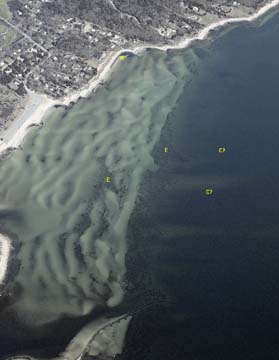 Oblique Aerial view of Little Harbor Beach taken April 10, 2003