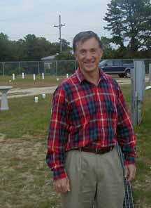 Dr. Craig Jowett, visits the Septic System Test Center