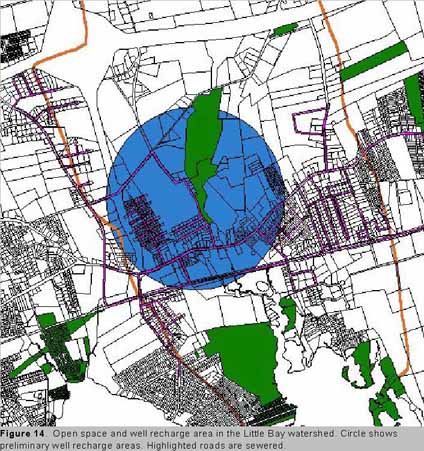 Little Bay Report Figure sewer map
