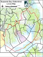 Locus Map of Town of Fairhaven