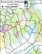 Locus Map of Town of Fall River