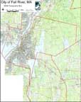 Topographic Map of the Town of Fall River