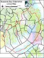 Locus Map of Town of Falmouth
