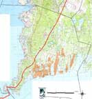 Topographic Map of the Town of Falmouth
