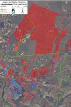 Estimated sewer and septic service