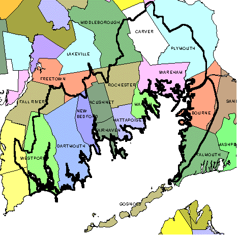 Buzzards Bay Towns Linkage Map