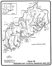 1980's Buzzards Bay watershed boundary developed in 1985
