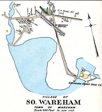 1903 Map of Dam at Horseshoe Pond 1903 Map of Dam at Horseshoe Pond