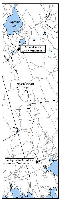 Map of the Mattapoisett River