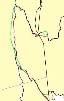 Inconsistencies of the Rhode Island portion of the Buzzards Bay watershed.