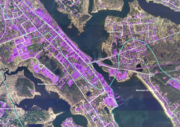 detail of impervious area