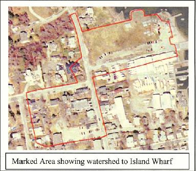 Island Wharf watershed Island Wharf watershed