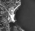 Spragues Cove aerial before