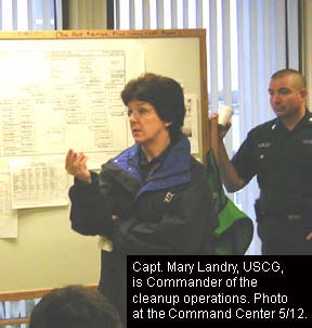 Federal On Scene Coordinator (FOSC): Captain Mary Landry, USCG