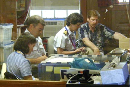 Captain Landry at Unified Command