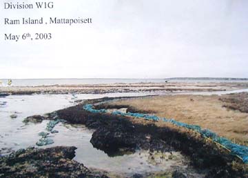 Oil on Ram Island, Mattapoisett